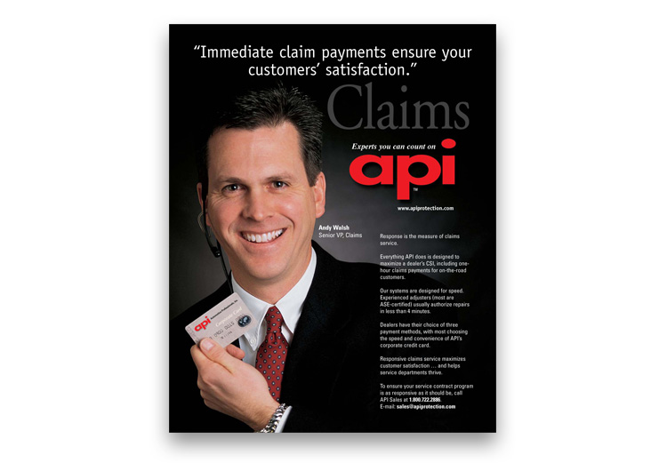 API Claims Ad